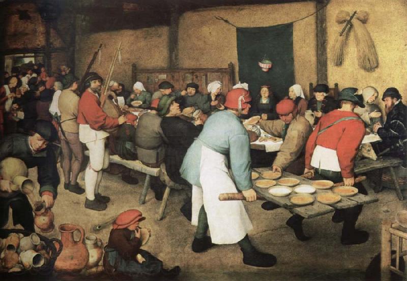 Pieter Bruegel the peasant wedding Norge oil painting art